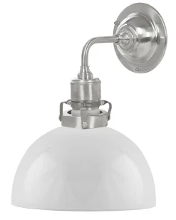 Vägglampa - Lillienstedt nickel, opalvit halvsfär