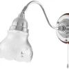 Vägglampa - Runeberg nickel, slipat mattglas