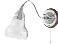 Vägglampa - Runeberg nickel, slipat mattglas