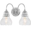 Vägglampa - Stackelberg nickel, slipat klarglas