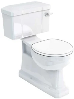 WC - Burlington toalett, smal cistern, S-lås