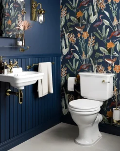 WC - Guild golvstående toalett, P-lås med sits
