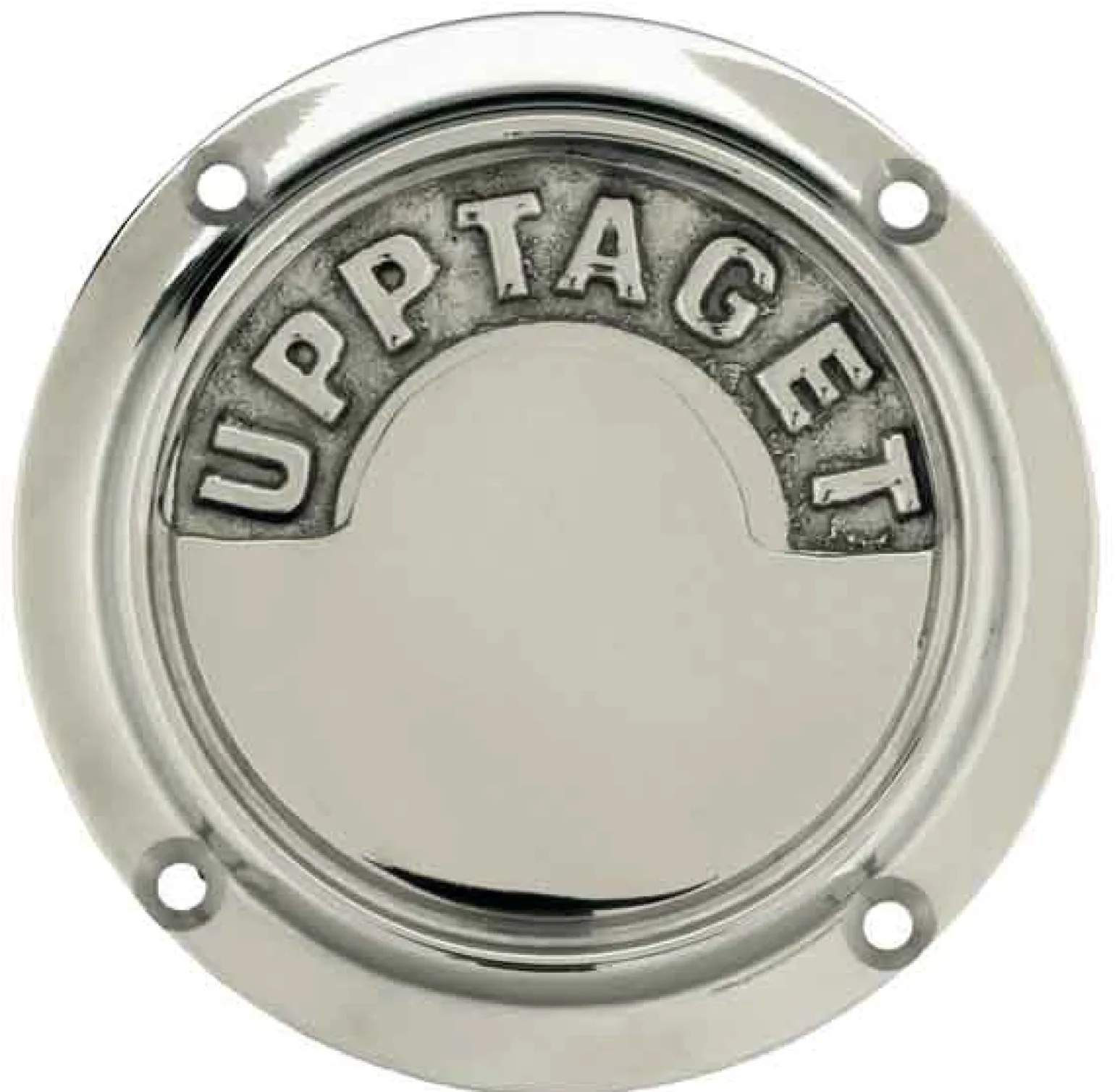 WC-regel rund - Toalettlås nickel
