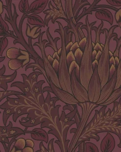 William Morris & Co. Tapet - Artichoke Wine