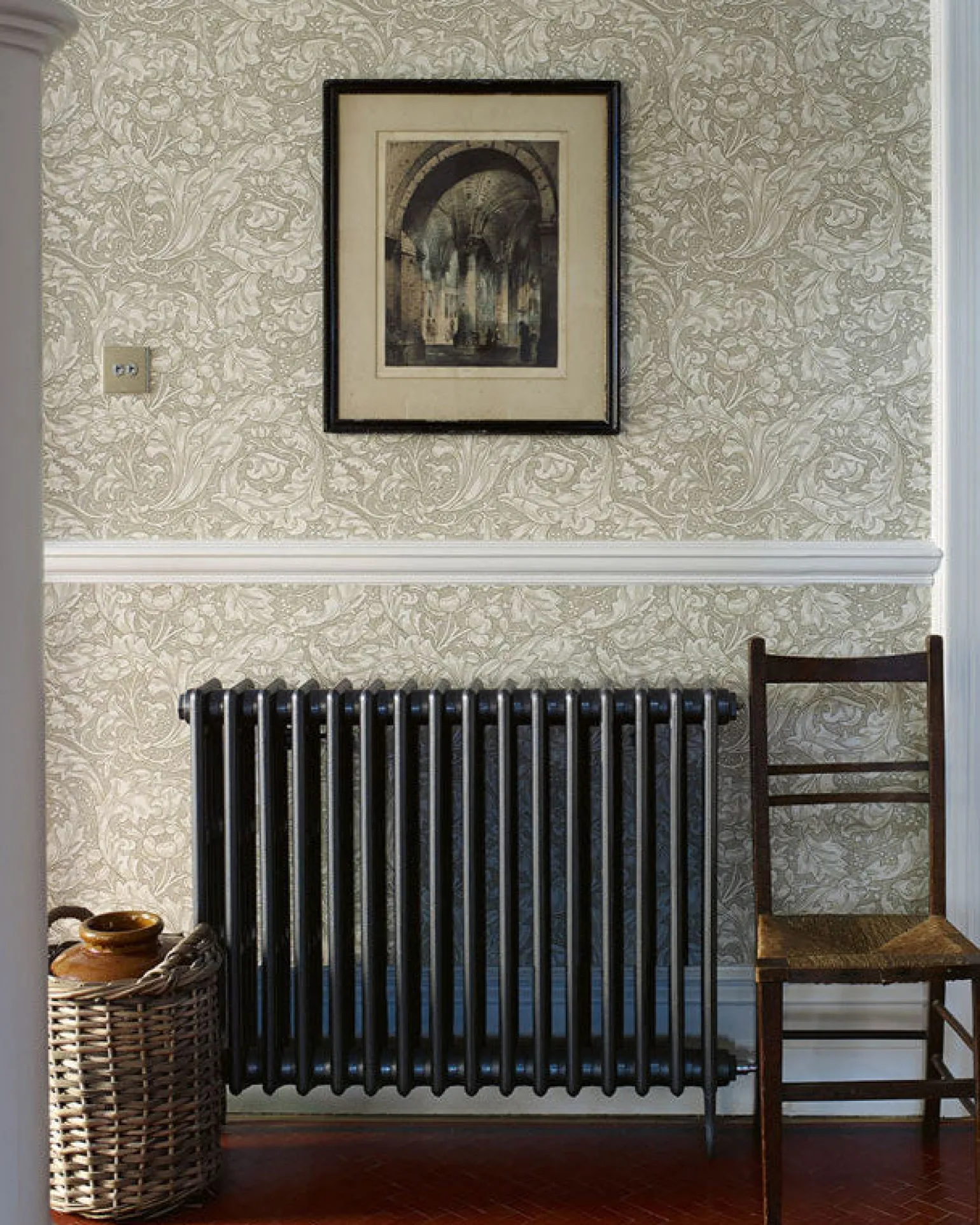 William Morris & Co. Tapet - Bachelor´s Button Burnt Orange/Sky