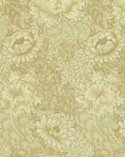 William Morris & Co. Tapet - Chrysanthemum Ivory/Canvas