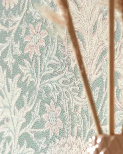 William Morris & Co. Tapet - Double Bough teal rose