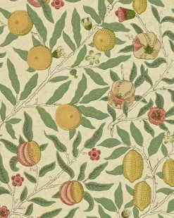 William Morris & Co. Tapet - Fruit Beige/Gold/Coral