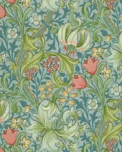 William Morris & Co. Tapet - Golden Lily Mineral