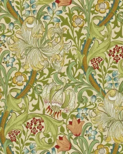 William Morris & Co. Tapet - Golden Lily Pale Biscuit