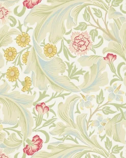 William Morris & Co. Tapet - Leicester marble/rose