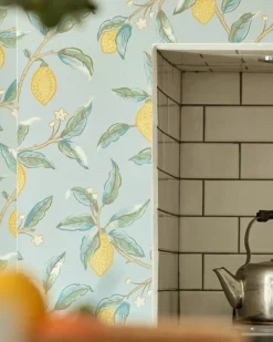William Morris & Co. Tapet - Lemontree wedgewood