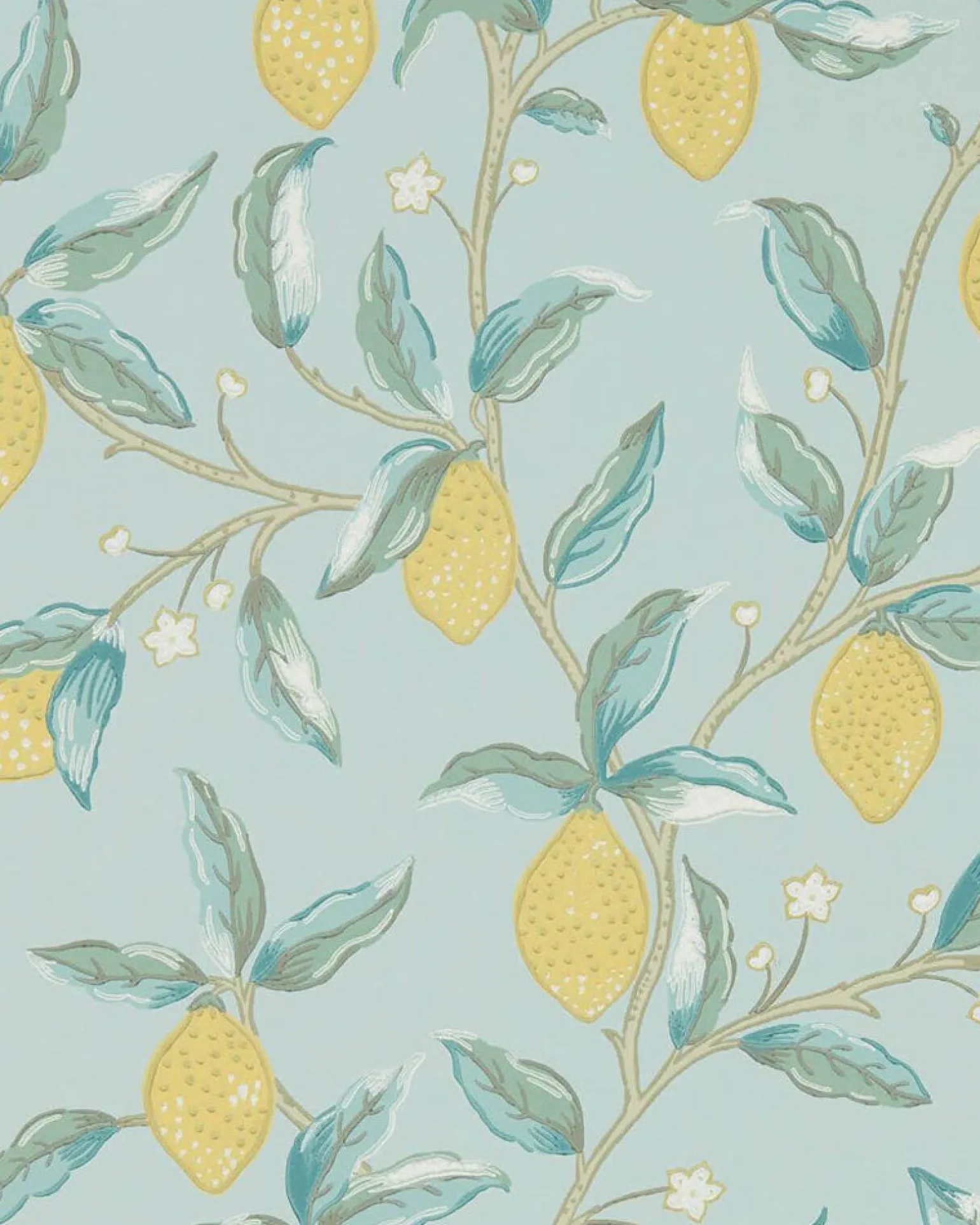 William Morris & Co. Tapet - Lemontree wedgewood