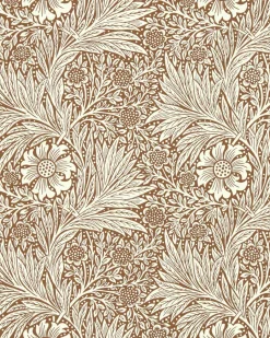 William Morris & Co. Tapet - Marigold Chocolate/Cream