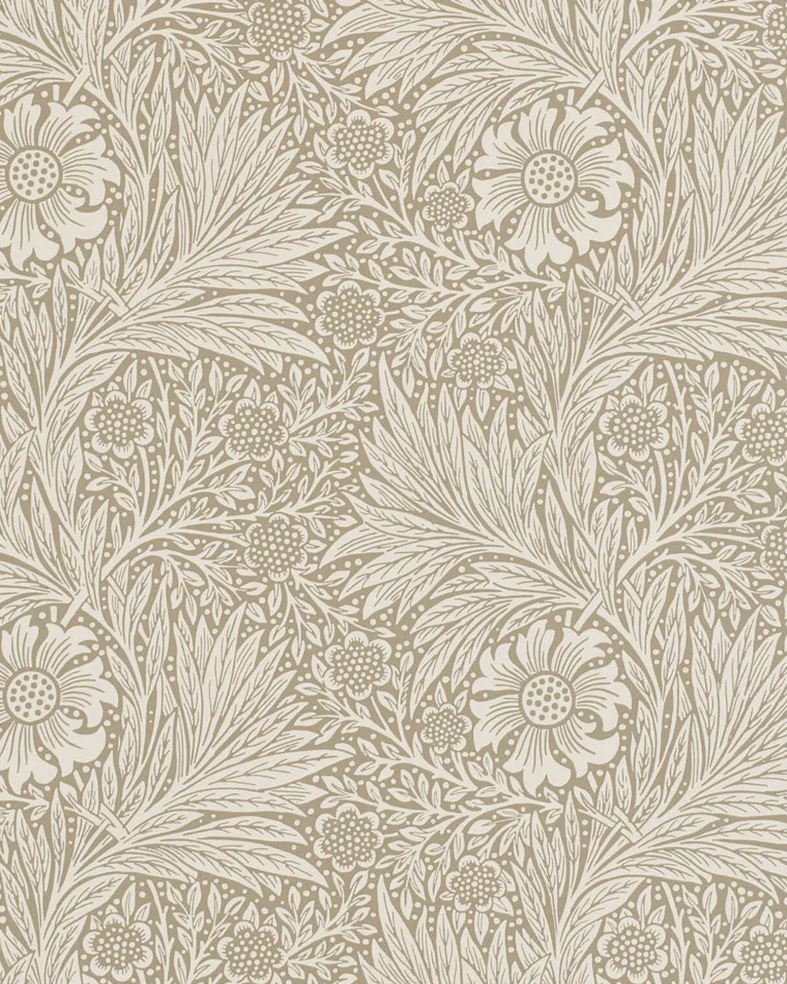 William Morris & Co. Tapet - Marigold Linen