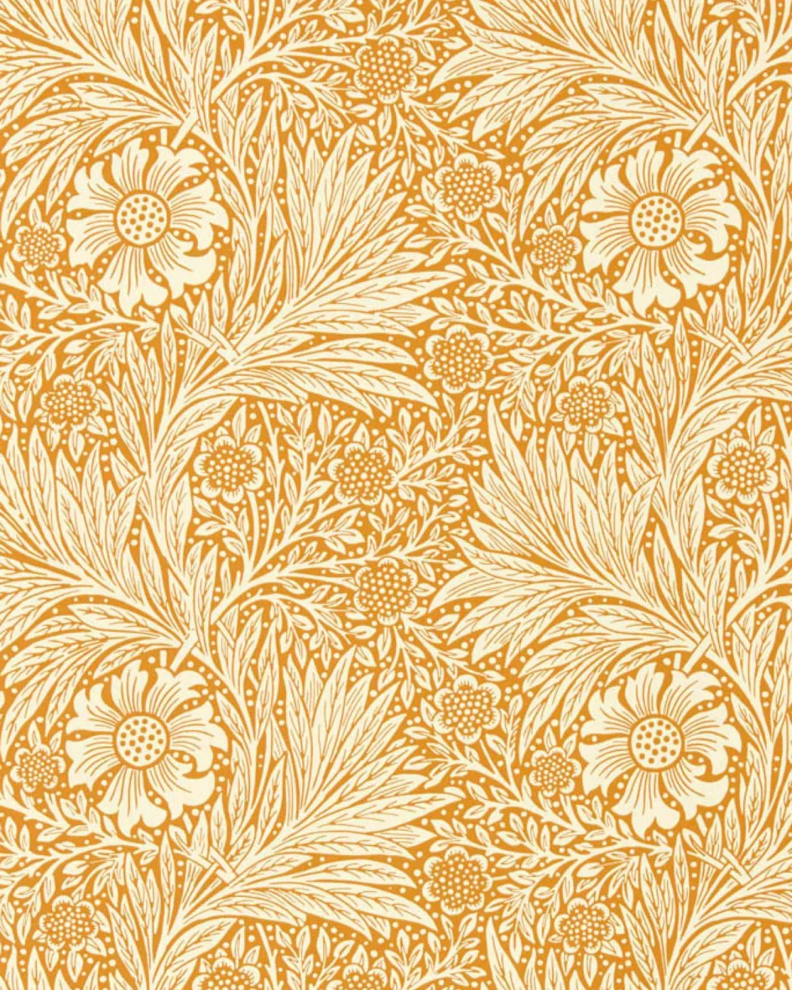 William Morris & Co. Tapet - Marigold Orange