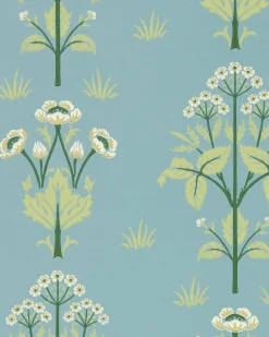 William Morris & Co. Tapet - Meadow Sweet Mineral Blue