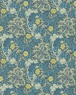 William Morris & Co. Tapet - Morris Seaweed Ink/Woad
