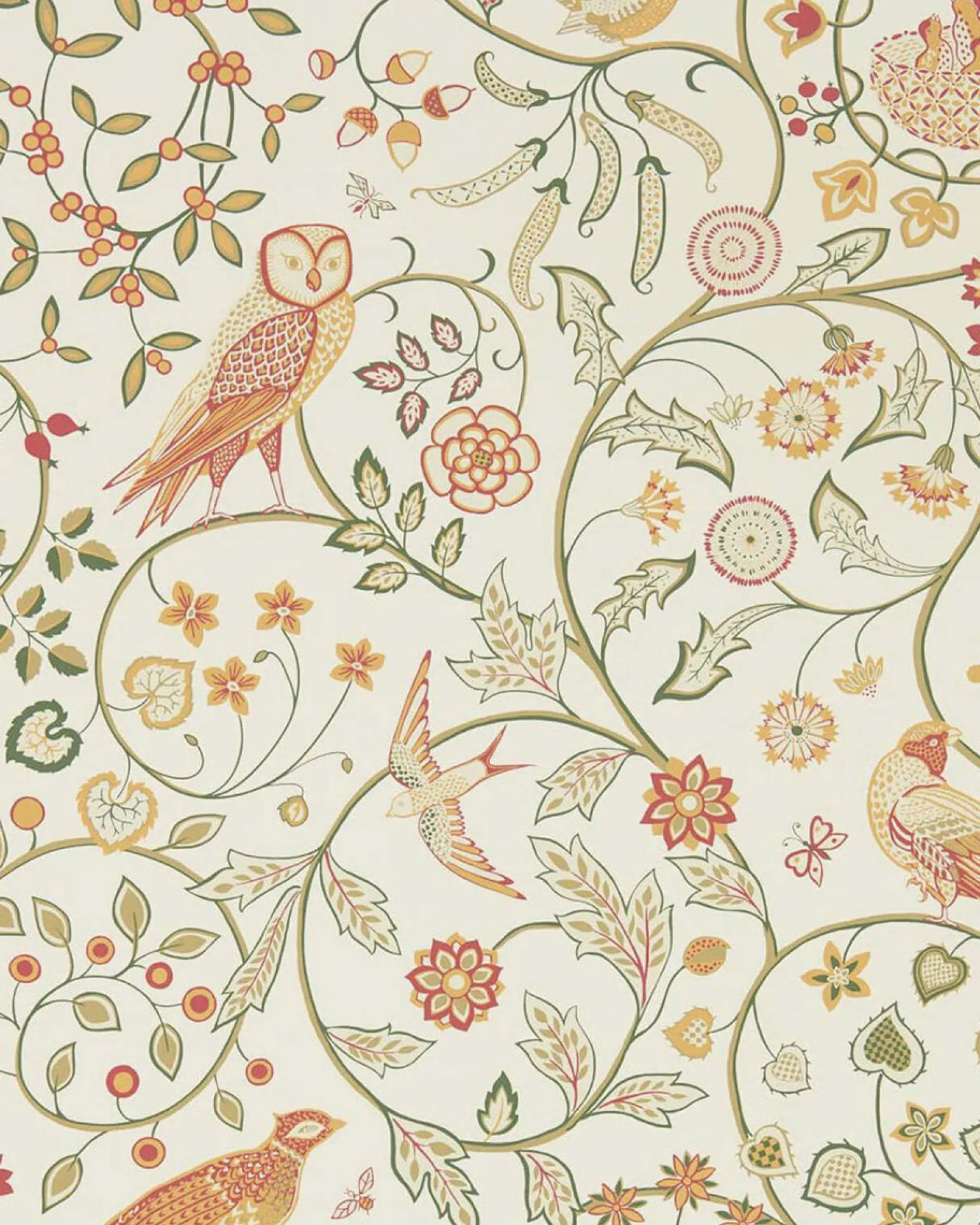 William Morris & Co. Tapet - Newill ivory sage