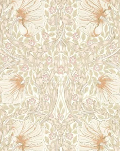 William Morris & Co. Tapet - Pimpernel Cochineal Pink