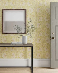 William Morris & Co. Tapet - Pimpernel Sunflower/Pink