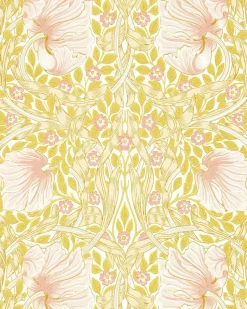William Morris & Co. Tapet - Pimpernel Sunflower/Pink