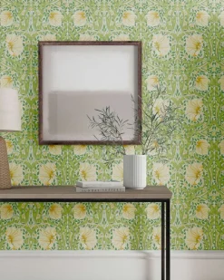 William Morris & Co. Tapet - Pimpernel Weld/Leaf Green