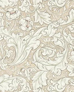 William Morris & Co. Tapet - Pure Bachelor´s Button Linen/Coral