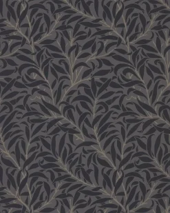 William Morris & Co. Tapet - Pure Willow Boughs Charcoal/Black