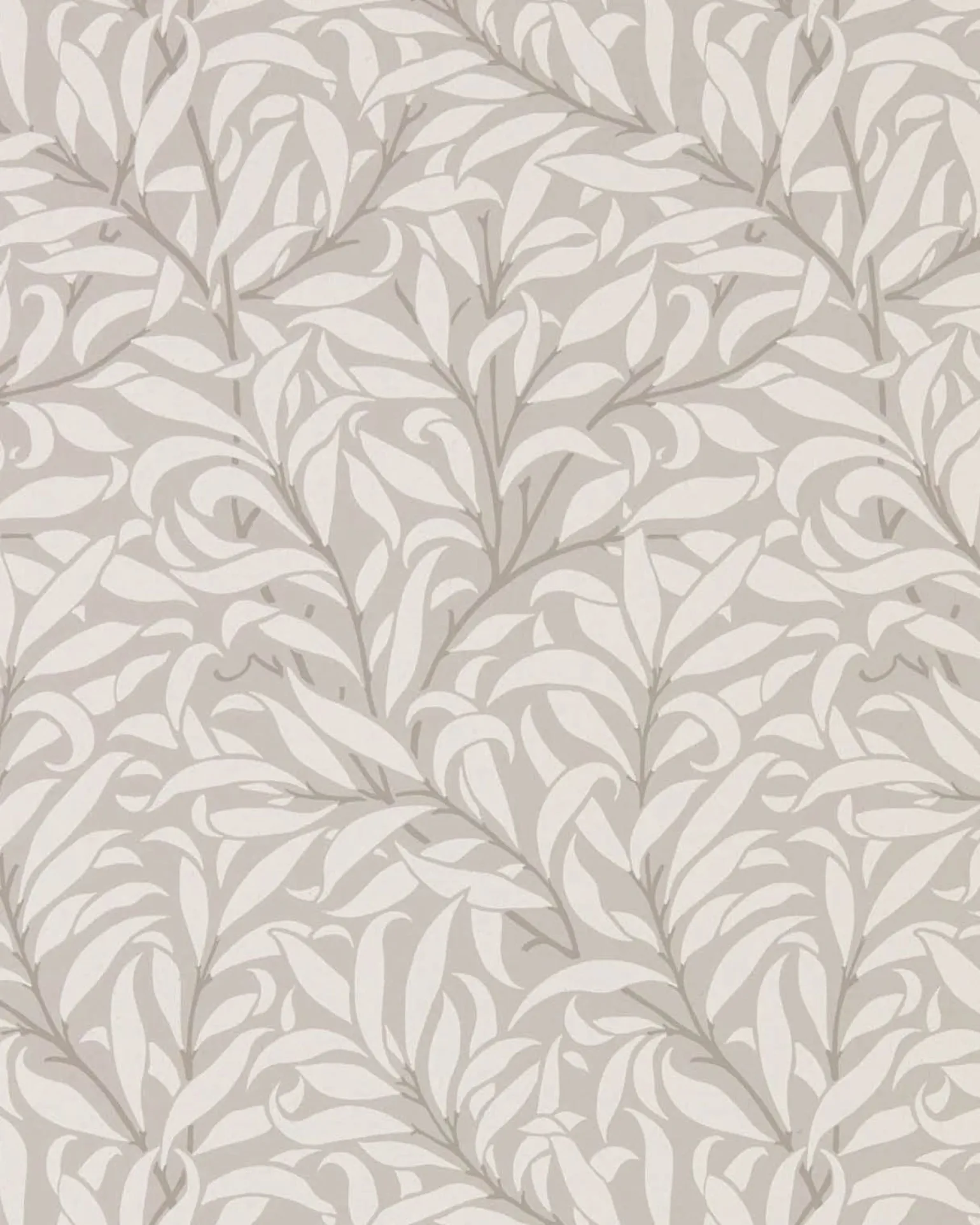 William Morris & Co. Tapet - Pure Willow Boughs Dove/Ivory