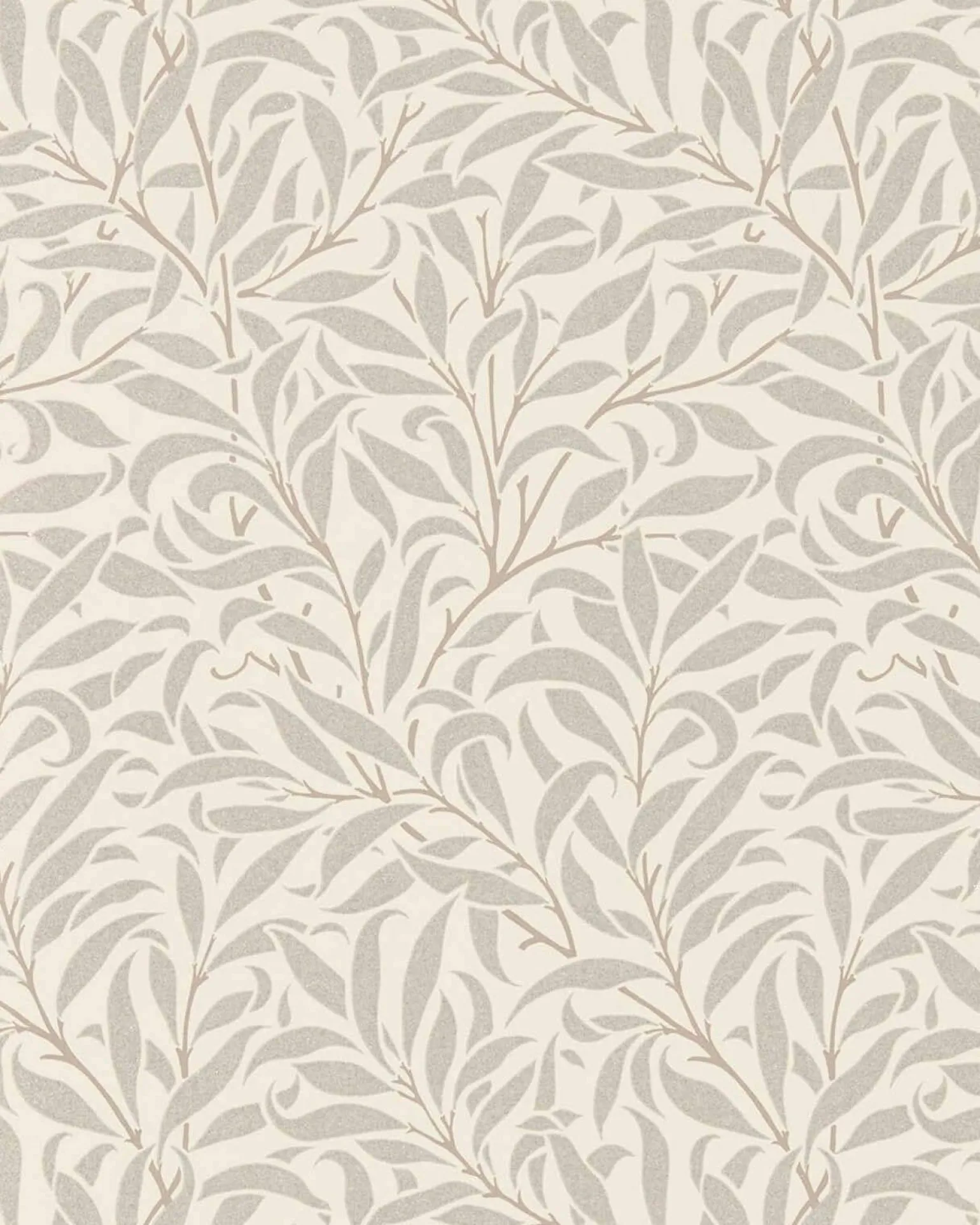 William Morris & Co. Tapet - Pure Willow Boughs Ecru/Silver