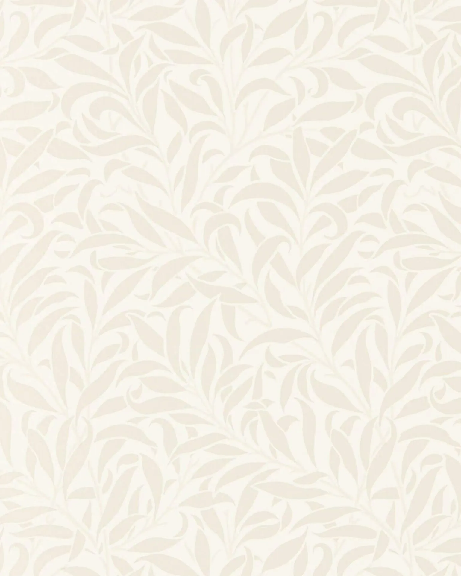 William Morris & Co. Tapet - Pure Willow Boughs Ivory/Pearl