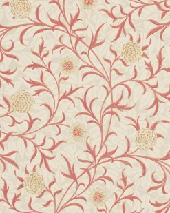 William Morris & Co. Tapet - Scroll Light brick/Buff