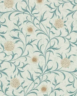 William Morris & Co. Tapet - Scroll Loden/Slate
