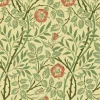 William Morris & Co. Tapet - Sweet Briar Green/Blue/Rose