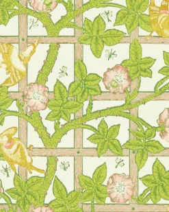 William Morris & Co. Tapet - Trellis summer yellow