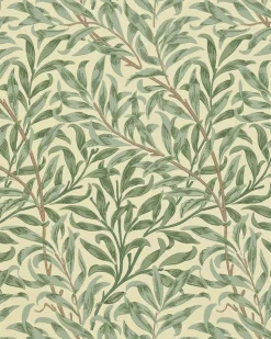 William Morris & Co. Tapet - Willow Boughs Green