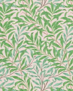 William Morris & Co. Tapet - Willow Boughs Pink/Leaf Green