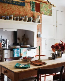William Morris & Co. Tapet - Willow Boughs Tomato/Olive