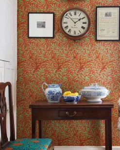 William Morris & Co. Tapet - Willow Boughs Tomato/Olive