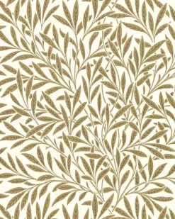 William Morris & Co. Tapet - Willow Cream/Brown
